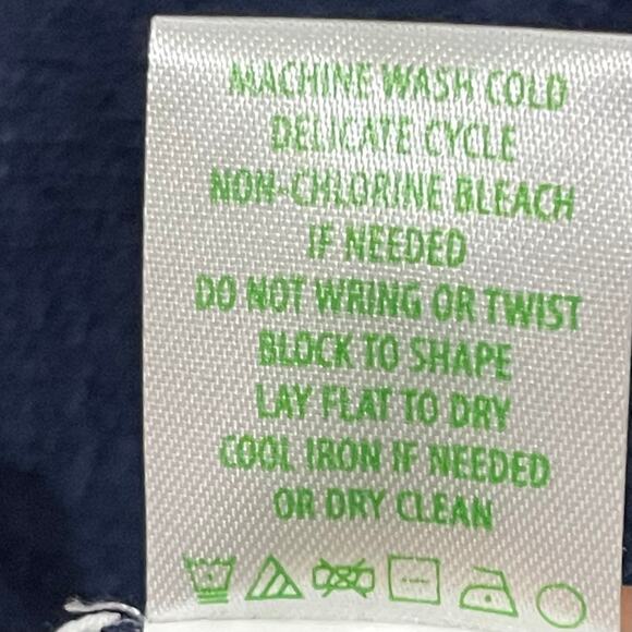 Lilly Pulitzer Womens Chesapeake Cardigan Open Front Drape Sweater size S Navy - Picture 11 of 12